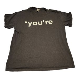 Men's Medium *you're Typo/Grammar shirt